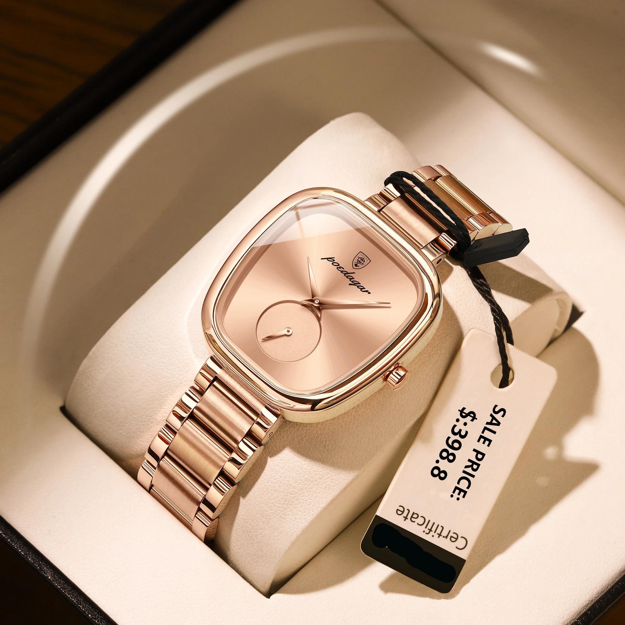 Luxury Elegant Square Ladies Watch
